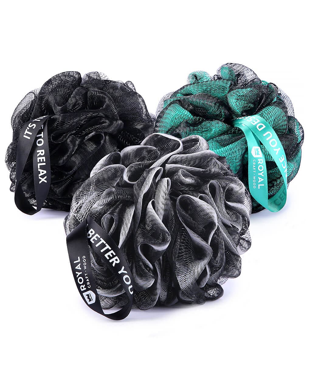 Loofah Bath Sponge Set Of 3